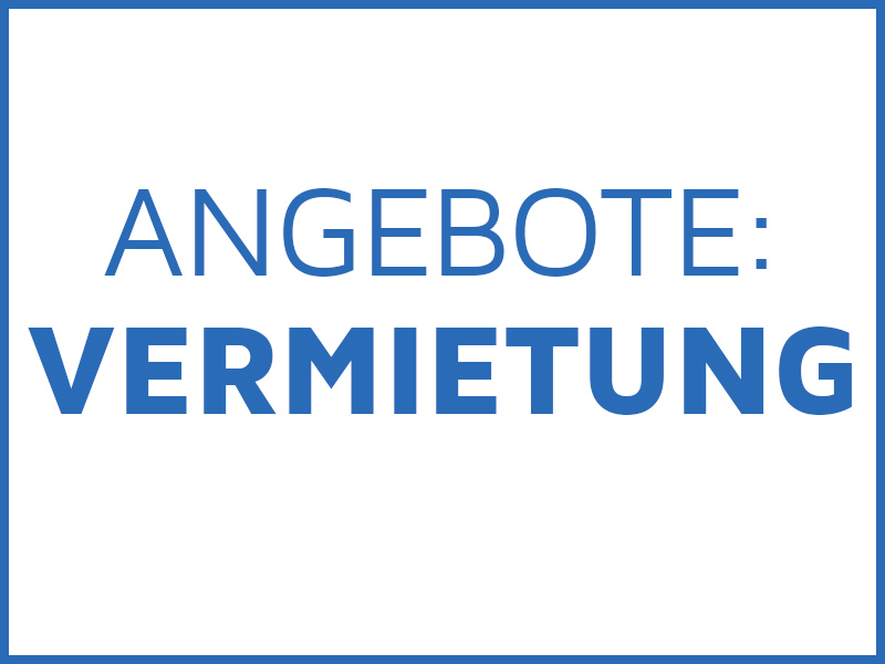 Angebote: Vermietung